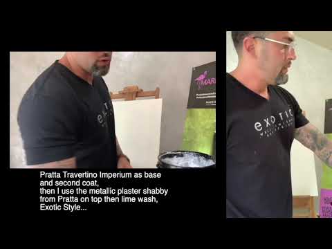 Venetian plaster Pratta with Exotic!