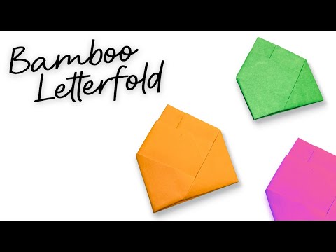 Bamboo Letterfold | Envelope Tutorial