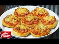 Mini Pizza Recipe | Mini Pizza Bites | Quick and Easy Beef Pizza with pizza sauce.