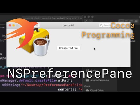 Cocoa Programming L84 - NSPreferencePane