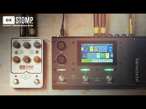 UNIVERSAL AUDIO UAFX OX-STOMP Dynamic Speaker Emulator 'Amp-in-a-Box' Modeling Guitar Pedal Bild 5