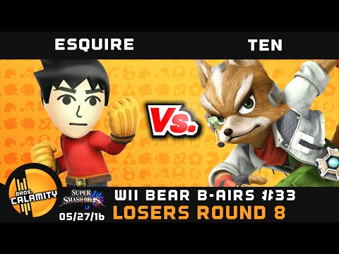 WBB #33 | BAE|Ten (Fox) vs Esquire (Brawler) - Losers Round 8 - Sm4sh Singles