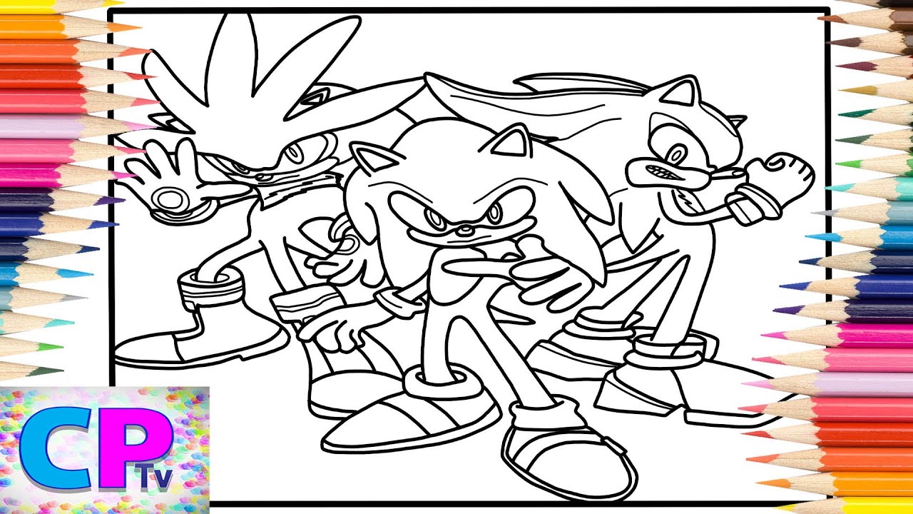 Sonic/Silver and Shadow/Sonic Coloring Pages/@coloringpagestv