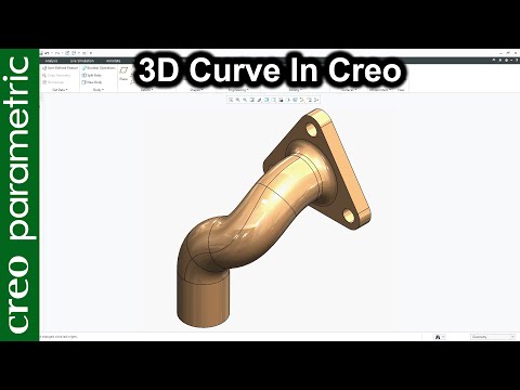 3d Curve in Creo Parametric