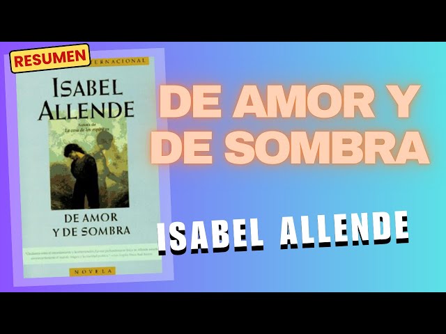 Vídeo relacionado con De amor y de sombra