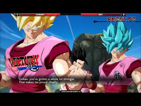 -DBFZ-  Strant (A18/AGohan/GTGoku) Vs Rey (BlueGoku SSJGoku AGohan) [Cocky Bastard Kumite 76]