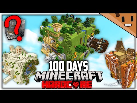 Can You Survive 100 Days on Seven Custom Planets? | Minecraft