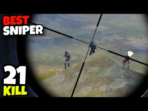 BEST SNIPER GAMEPLAY EVER!!! | 21 KILL SOLO VS SQUAD | PUBG MOBILE