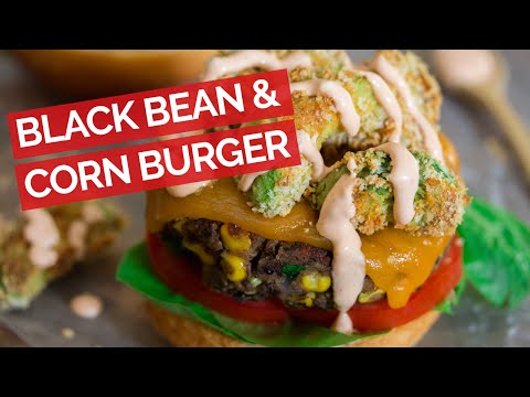Black Bean & Corn Veggie Burger Recipe