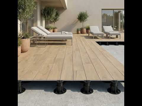 Dalle extérieur effet bois Corcovado 2.0 Oak R11 30x120,5 cm