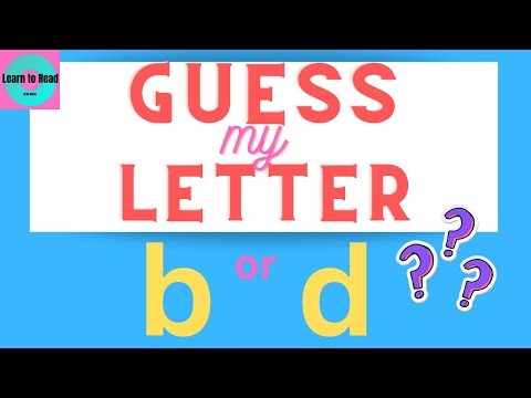 The b and d Challenge: A Fun Game for Young Learners as They Learn About b and d!