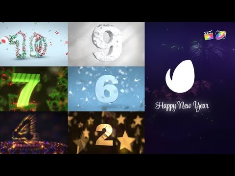 Apple Motion Template | New Year Creative Countdown