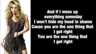 Shakira - The One Thing  (Lyrics)