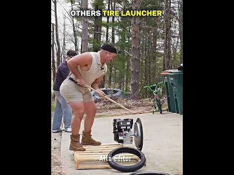 Others Tire Launcher Vs This One ☠️