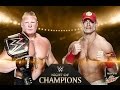 John Cena vs Brock Lesnar WWE Night of ...