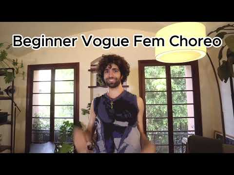 Beginner Vogue Fem choreography you can learn at home! [free preview]