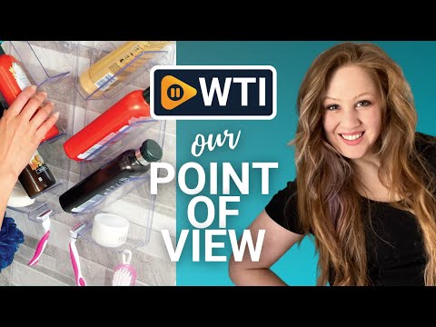 Shower Caddy- No Suction Cups! Wall Mounted with Removable Glue - WTI product video review