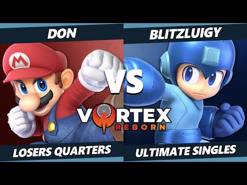 Vortex Legends 6 Losers Quarters - Don (Mario) Vs. BlitzLuigy (Mega Man) SSBU Ultimate Tournament
