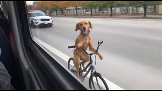 He got no helmet 💀  #dogs #cats #funny  #sora2 #veo3 #memesdaily