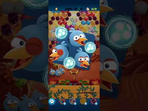 Angry birds pop bubble shooter level 204 3 STARS NO BOOSTER