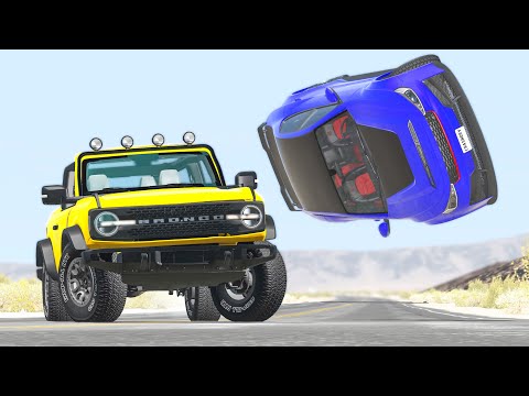 Out Of Control Rollover Crashes #27 - BeamNG Drive