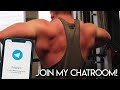 Bodybuilding Chat Room & Upper Back Workout!