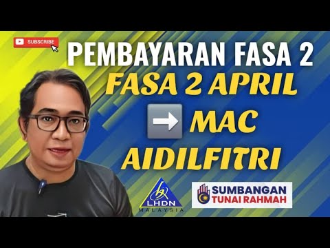 BAYARAN STR FASA 2 PADA APRIL ➡️ MAC AIDILFITRI!