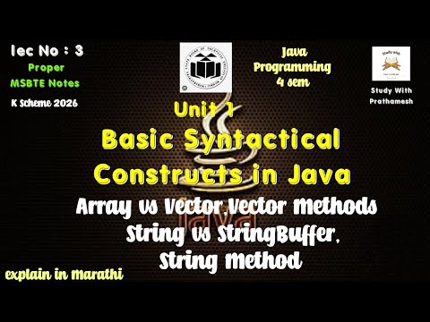 Array Vs Vector Comparisonvector Methods String Vs Stringbuffer Comparisonstring Method Java