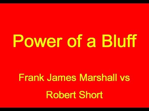 Frank James Marshall vs Robert Short - Montreal 1894