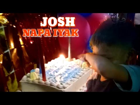JOSH NAPA IYAK SA BIRTHDAY CAKE NYA / Joriz tilan