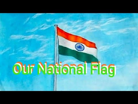 Paragraph on"Our National Flag."In simple words. Let's Learn English and Paragraphs. Video