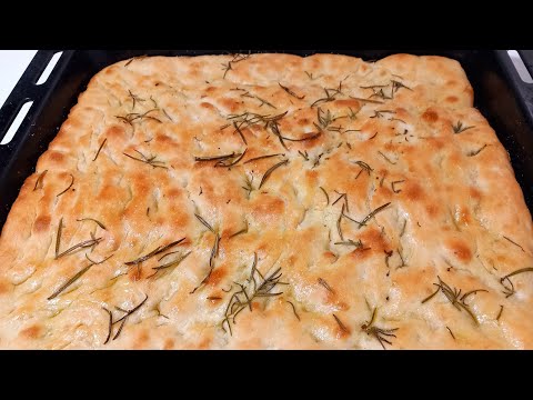 FOCACCIA AL ROSMARINO FACILE E VELOCE DA PREPARARE