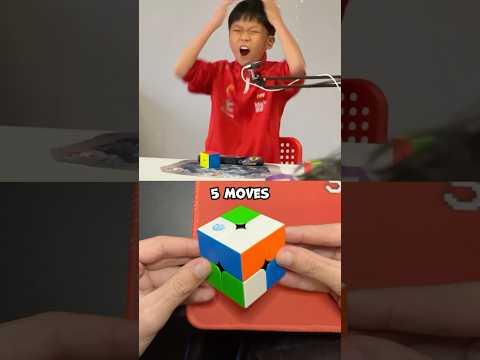 Yiheng Wang RUBIK’S CUBE 0.46 seconds! 2x2 Asian Record #cubing