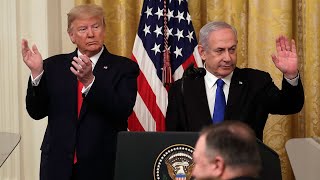 video: Donald Trump releases plan to radically expand Israel's territory and offer Palestinians only chance of statehood