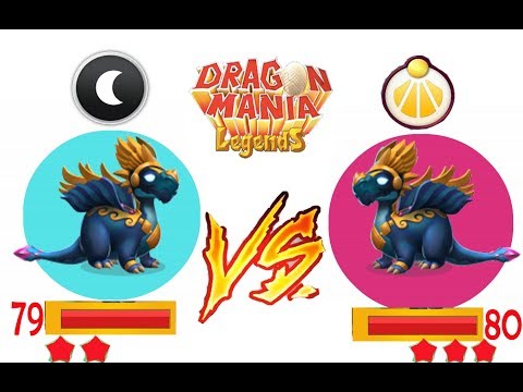 HYPNOS DRAGON (Star 2 Lv 79)vs HYPNOS DRAGON (Star 3 Lv 80)  - WHO'S BETTER?! - DRAGON MANIA LEGENDS