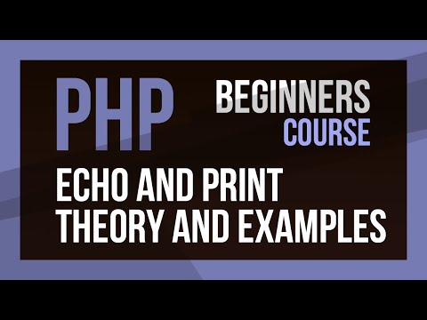 Php Echo Or Print