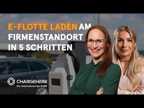Fuhrpark: E-Flotte laden am Firmenstandort in 5 einfachen Schritten