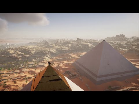 Assassin's Creed Origins : Best Moments : Part 1 (Climbing Pyramid Of Giza)