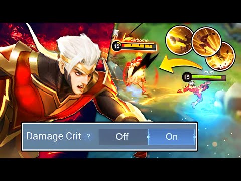 CHOU SECRET SETTINGS FOR DAMAGE CRIT! FINALLY REVEALED! FREESTYLE MLBB