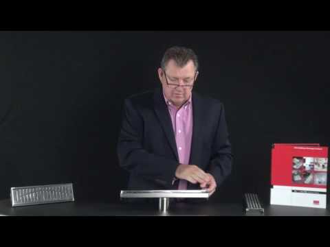 QuARTz ACO ShowerDrain: Channel Cleaning