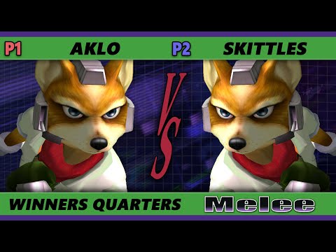 S@X 389 Online Winners Quarters - Aklo (Fox) Vs. Skittles (Fox) Smash Melee - SSBM