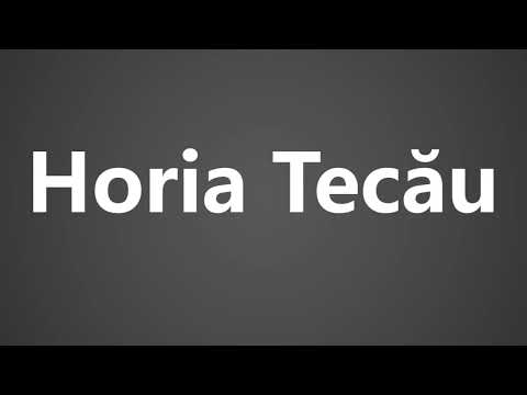 How To Pronounce Horia Tecau