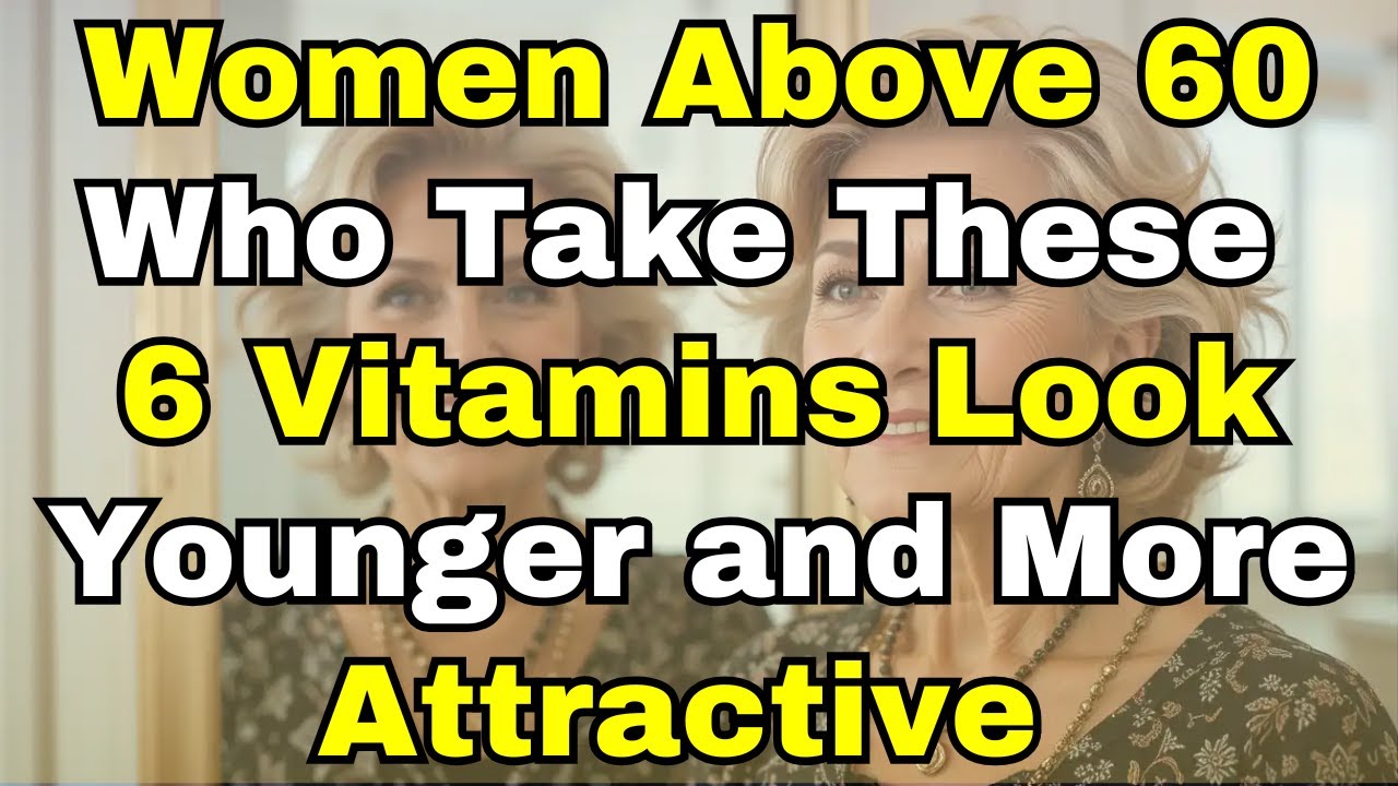 6 secret vitamins that make older women instantly look younger and attractive