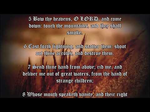 Psalm 144 Blessed Be the Lord My Strength King James Bible HD