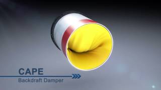 Tamarack Technologies Cape Backdraft Damper