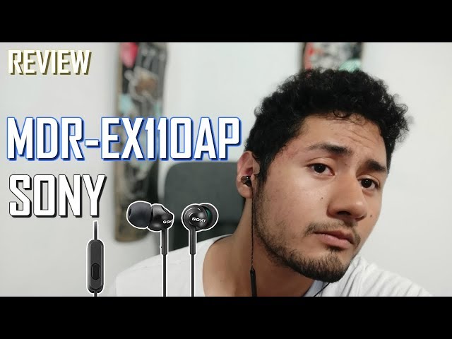 Vídeo relacionado con Sony MDR-EX110AP - Auriculares in-ear (con micrófono, control remoto integrado), Color negro, Alámbrico