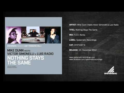 Mike Dunn meets Victor Simonelli & Luis Radio - Nothing Stays The Same (F.E.X. Remix)