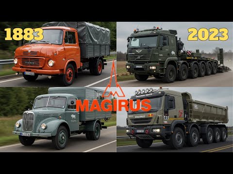 Magirus Truck Evolution: From 1883 Steam Engines to 2023 X‑Force 500 in Stunning Detail