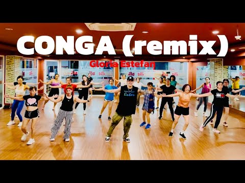 CONGA ( REMIX ) by Gloria Estefan | ZUMBA | RETRO | CLUB24