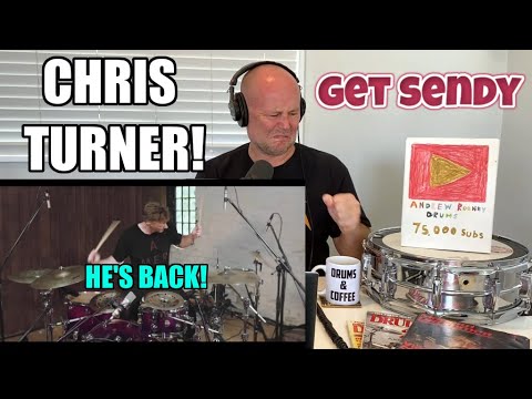 Drum Teacher Reaction: CHRIS TURNER - Get Sendy (Instrumental) OFFICIAL STUDIO PERFORMANCE